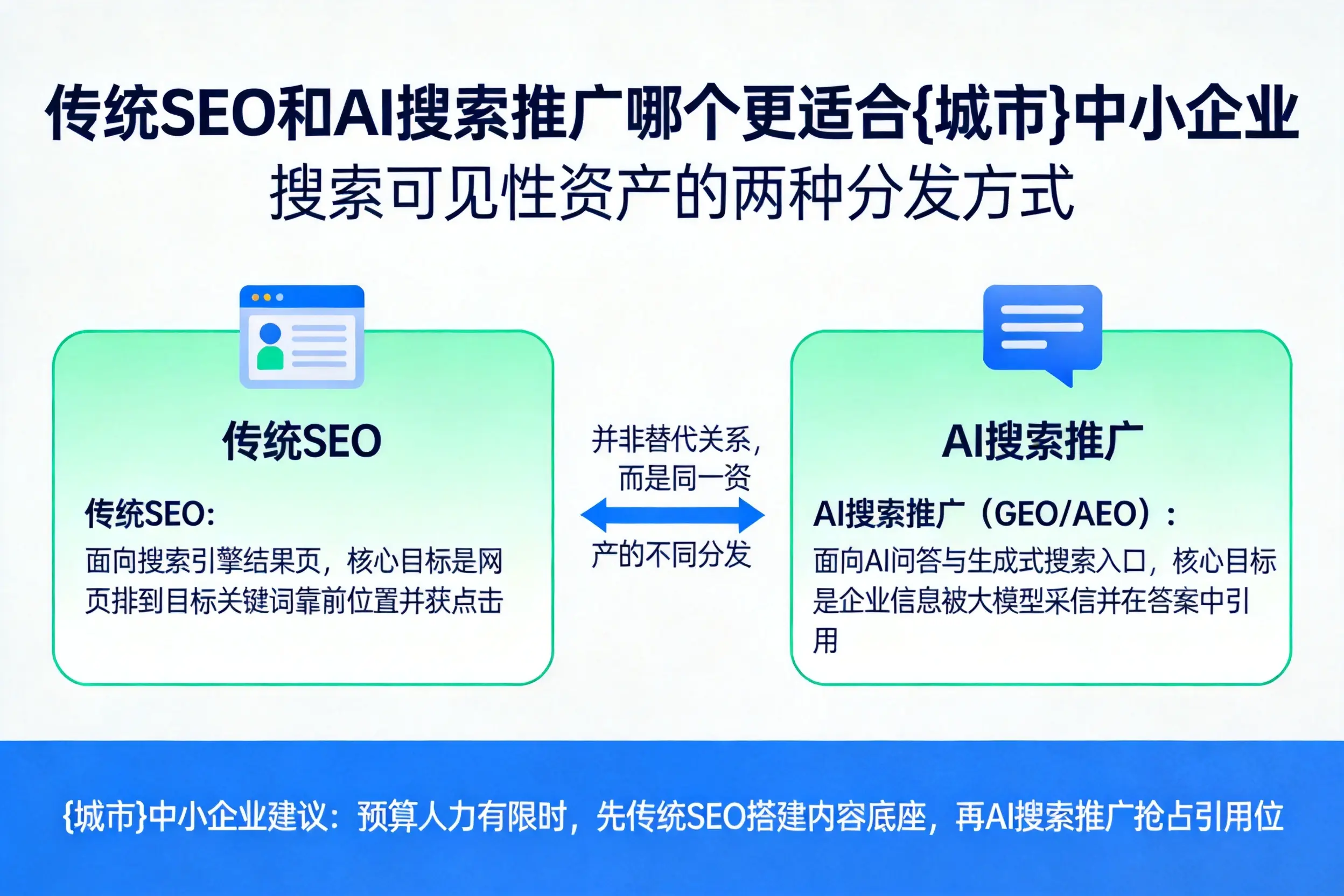 传统SEO和AI搜索推广哪个更适合嘉兴中小企业