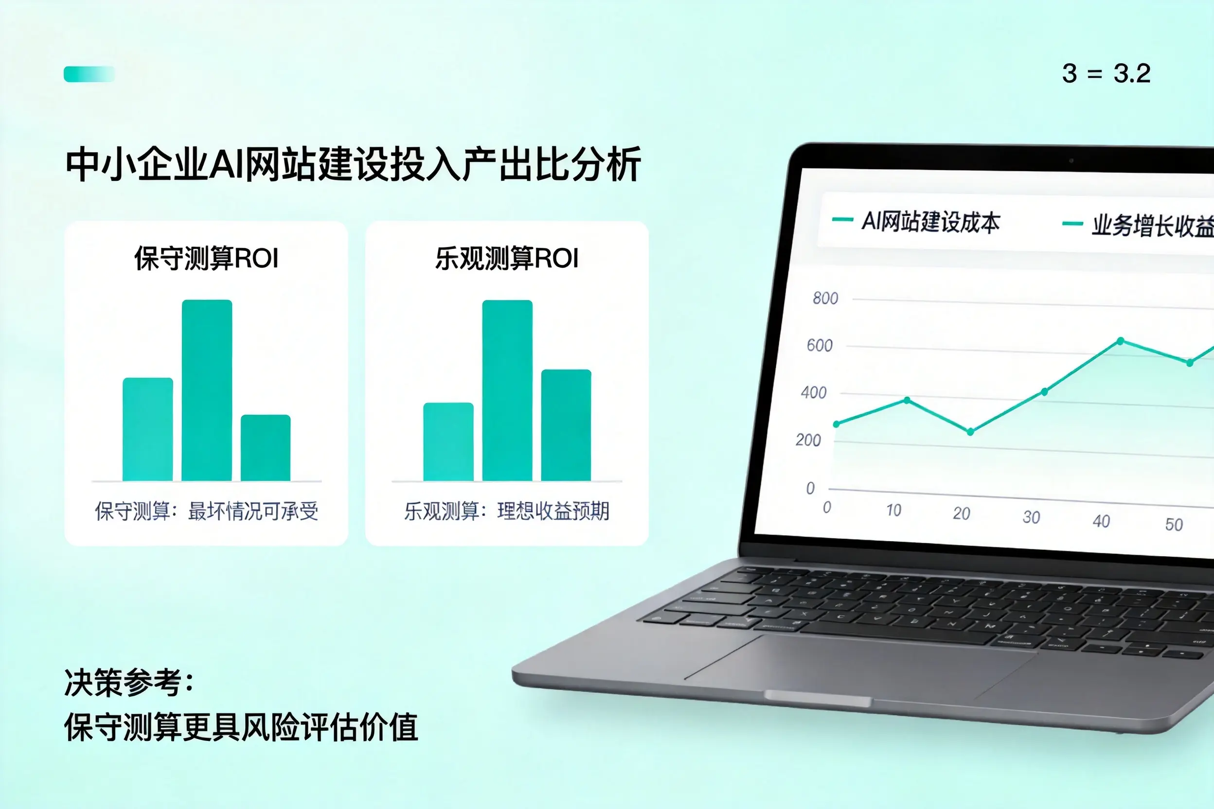 嘉兴中小企业AI网站建设投入产出比怎么算？先看这份分析