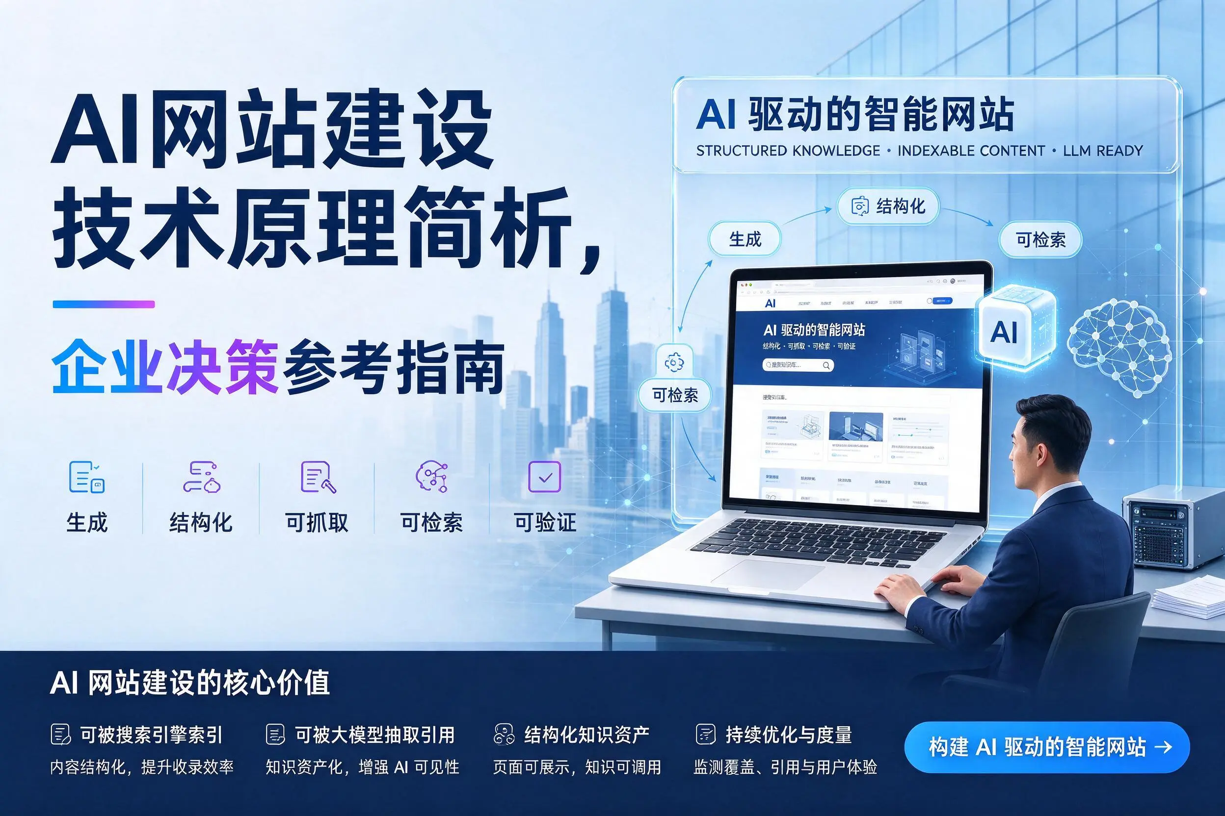 AI网站建设技术原理简析,嘉兴企业决策参考指南