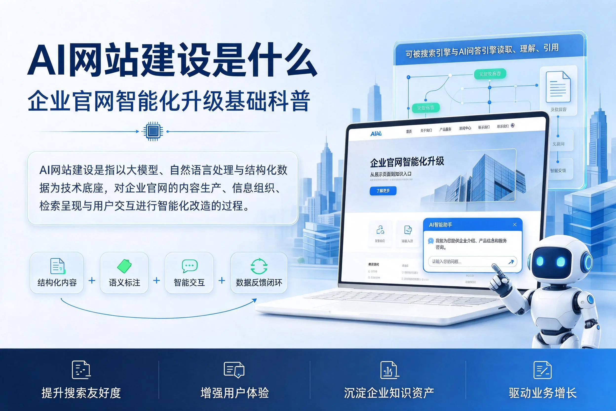 AI网站建设是什么：嘉兴企业官网智能化升级基础科普
