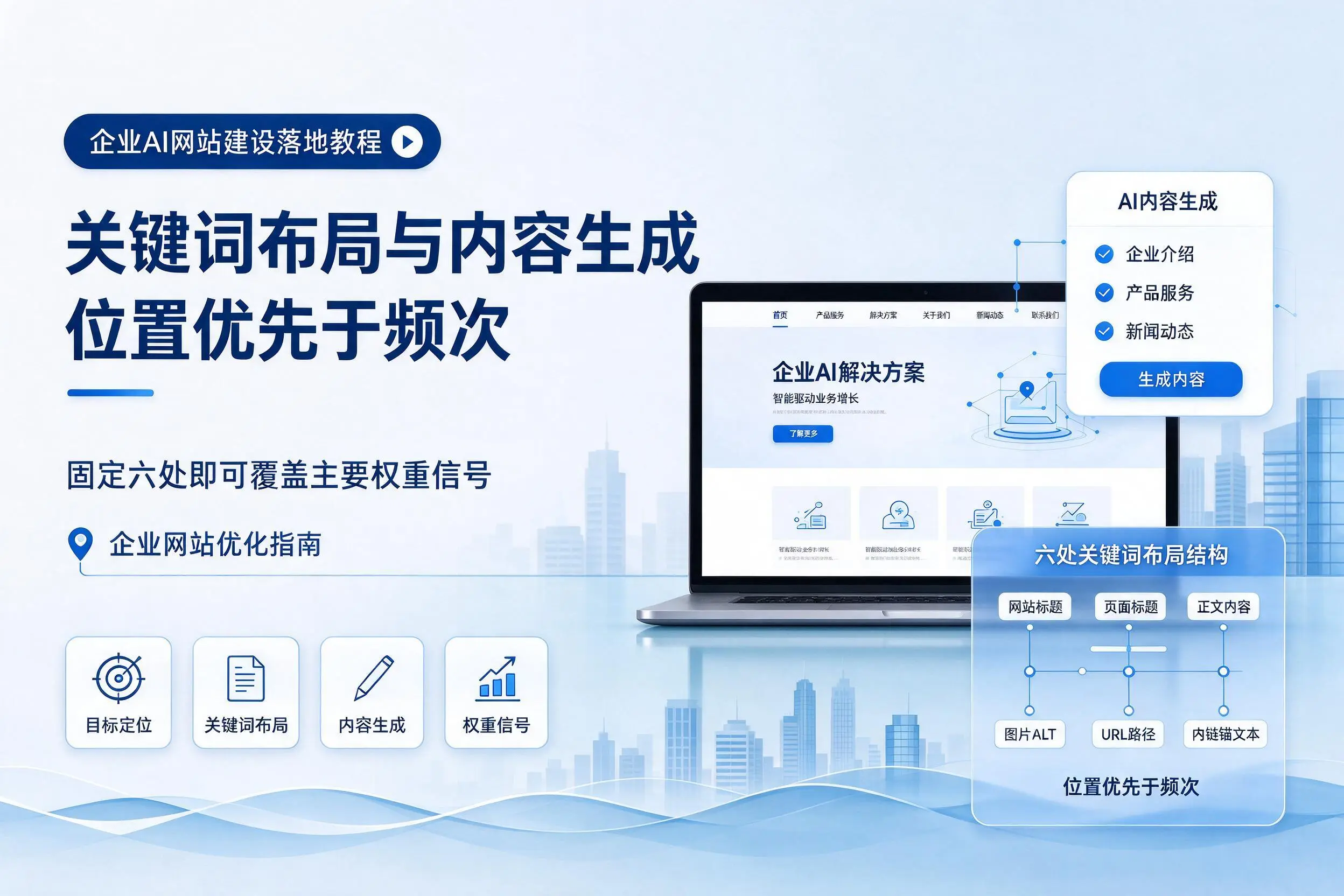 嘉兴企业AI网站建设落地教程:关键词布局与内容生成