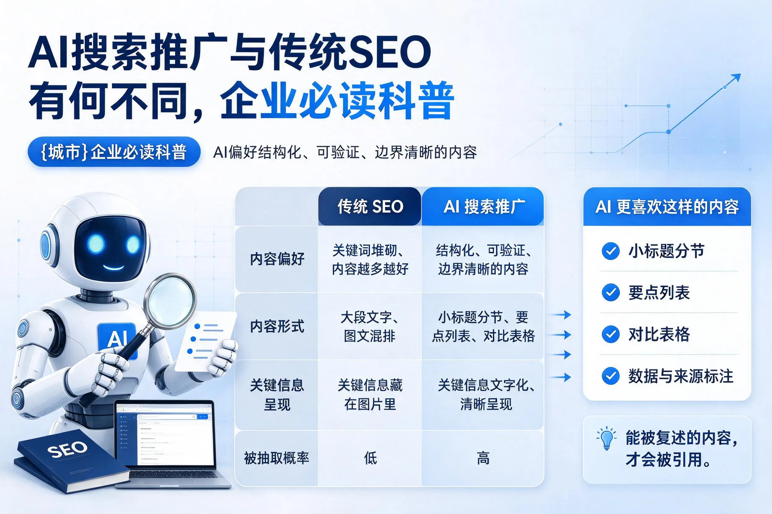 AI搜索推广与传统SEO有何不同，嘉兴企业必读科普