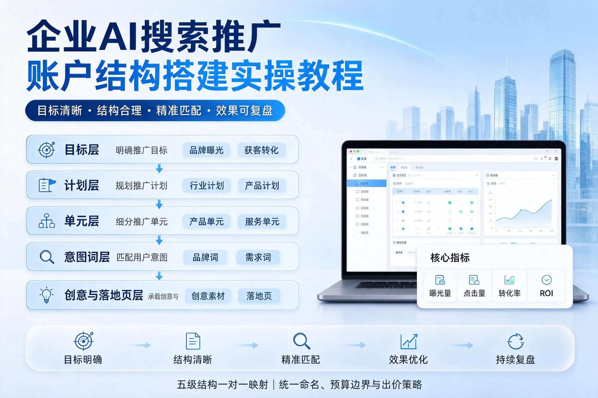 嘉兴企业AI搜索推广账户结构搭建实操教程